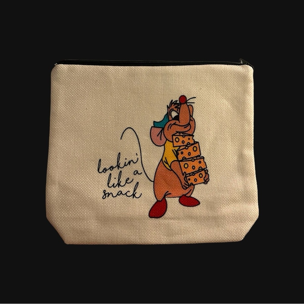 Disney Cinderella Gus Gus Makeup Bag Or Pouch - Picture 5 of 9